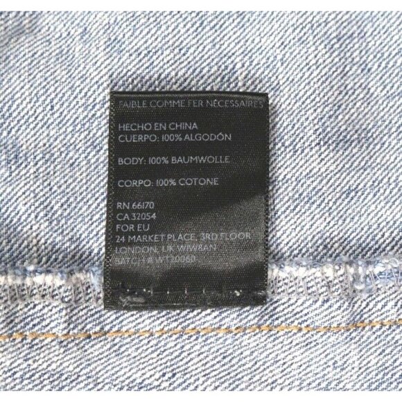 Urban Outfitters BDG Distressed Frayed Denim Vest Womens Size Medium EUC - Picture 9 of 9